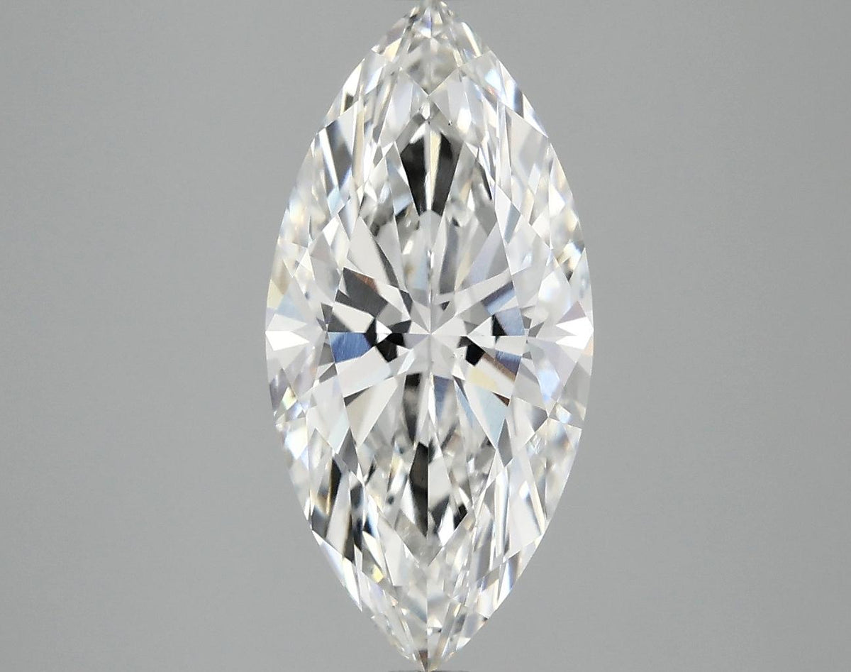 3.06 Carat Marquise Shaped Excellent Cut VVS2 IGI Certified Lab Grown Diamond