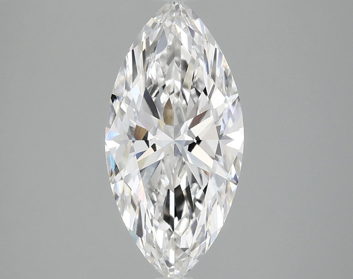 2.06 Carat Marquise Shaped Excellent Cut VVS2 IGI Certified Lab Grown Diamond