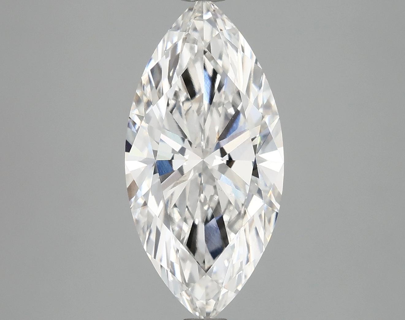 3.05 Carat Marquise Shaped Excellent Cut VS1 IGI Certified Lab Grown Diamond