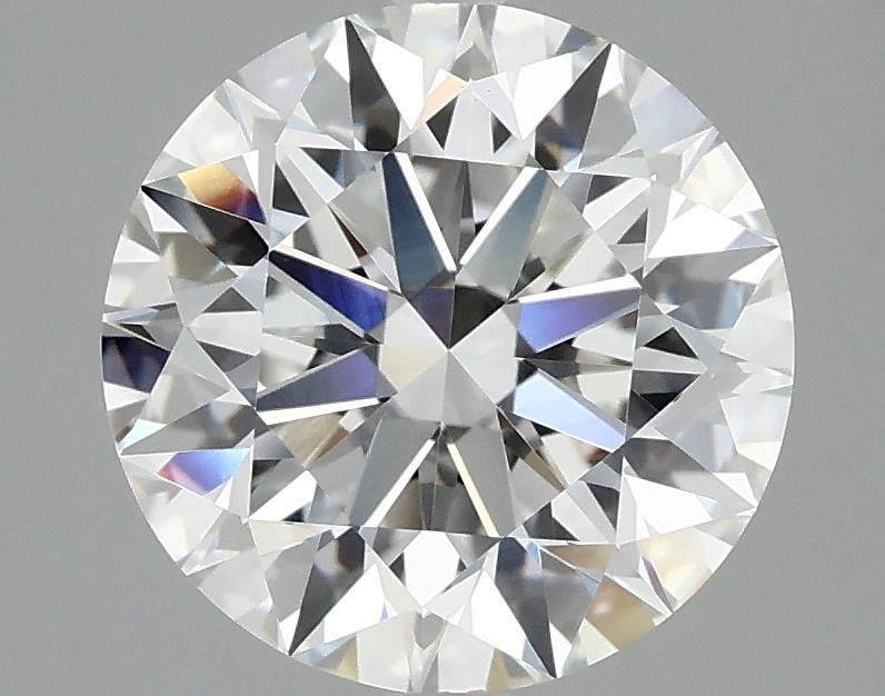 3.08 Carat Round Shaped Excellent Cut VVS2 IGI Certified Lab Grown Diamond