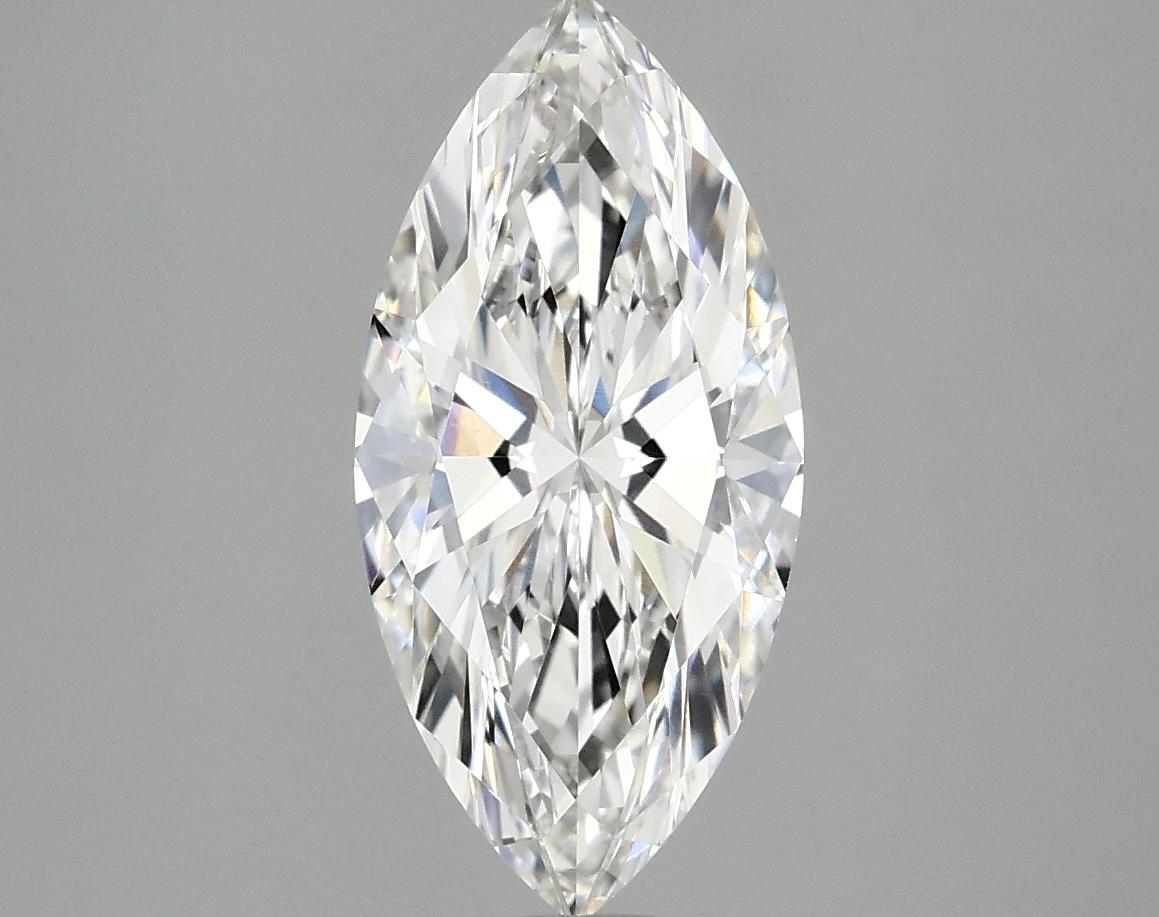 2.06 Carat Marquise Shaped Excellent Cut VVS1 IGI Certified Lab Grown Diamond