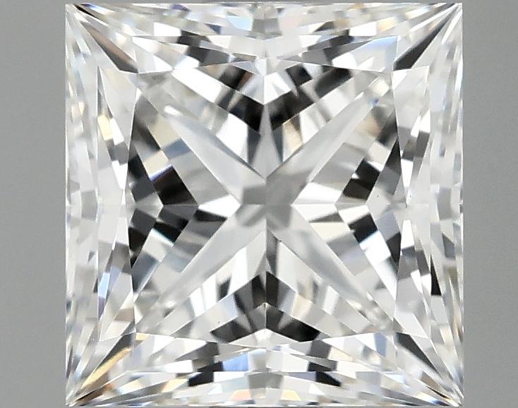 1.59 Carat Princess Shaped Ideal Cut VVS2 IGI Certified Lab Grown Diamond