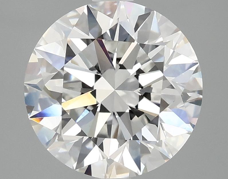 3.09 Carat Round Shaped Ideal Cut VVS2 IGI Certified Lab Grown Diamond