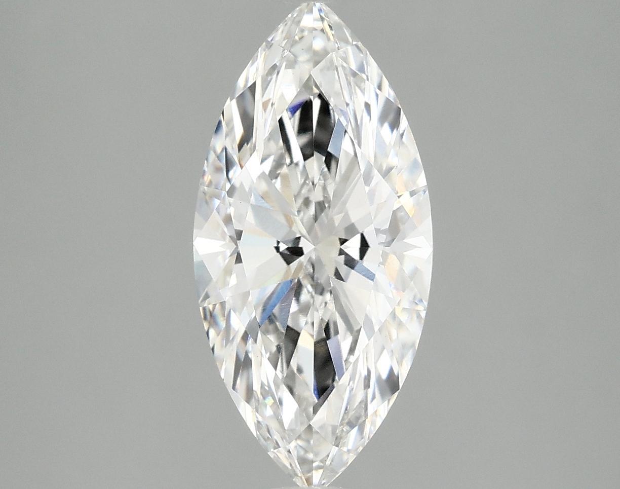 2.07 Carat Marquise Shaped Excellent Cut VVS2 IGI Certified Lab Grown Diamond