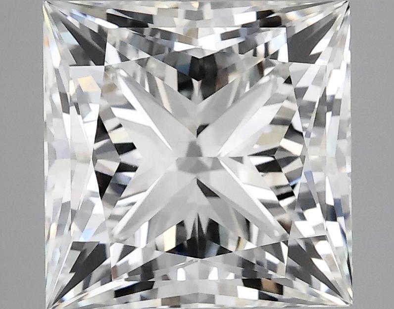 4.81 Carat Princess Shaped Ideal Cut VVS2 IGI Certified Lab Grown Diamond