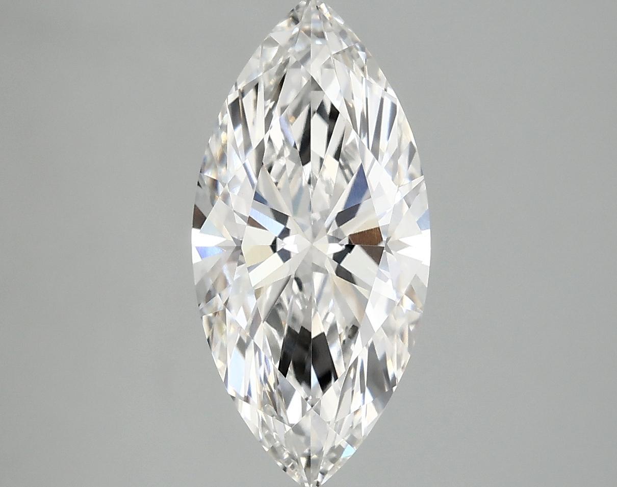 2.47 Carat Marquise Shaped Excellent Cut VVS2 IGI Certified Lab Grown Diamond
