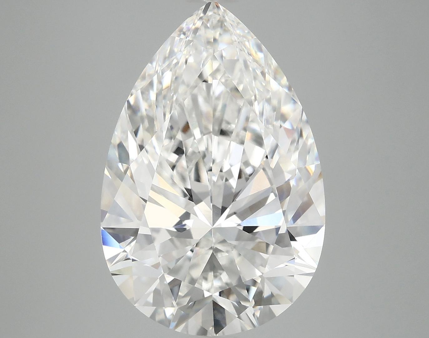 6.51 Carat Pear Shaped Excellent Cut VVS2 IGI Certified Lab Grown Diamond