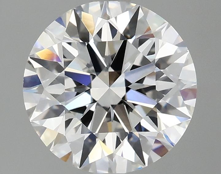 2.07 Carat Round Shaped Excellent Cut VVS2 IGI Certified Lab Grown Diamond