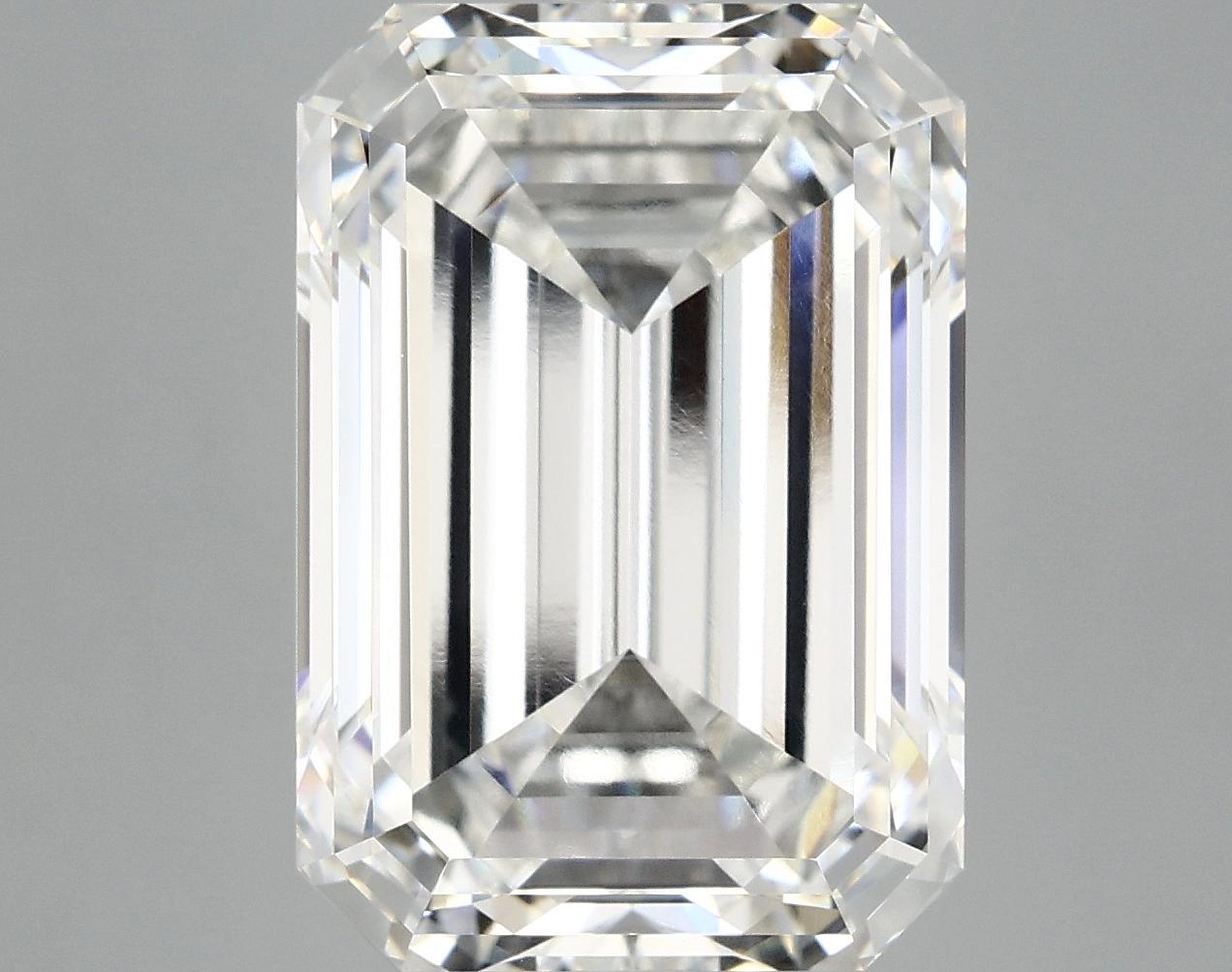 10.46 Carat Emerald Shaped Ideal Cut VVS2 IGI Certified Lab Grown Diamond