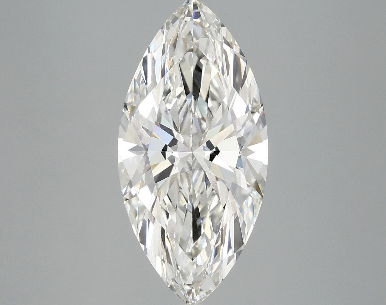 3.32 Carat Marquise Shaped Excellent Cut VS1 IGI Certified Lab Grown Diamond