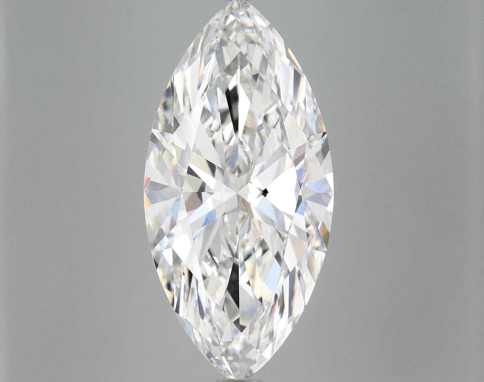 10.21 Carat Marquise Shaped Ideal Cut VVS2 IGI Certified Lab Grown Diamond