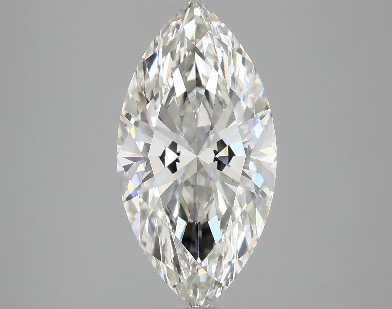3.09 Carat Marquise Shaped Ideal Cut VS1 IGI Certified Lab Grown Diamond