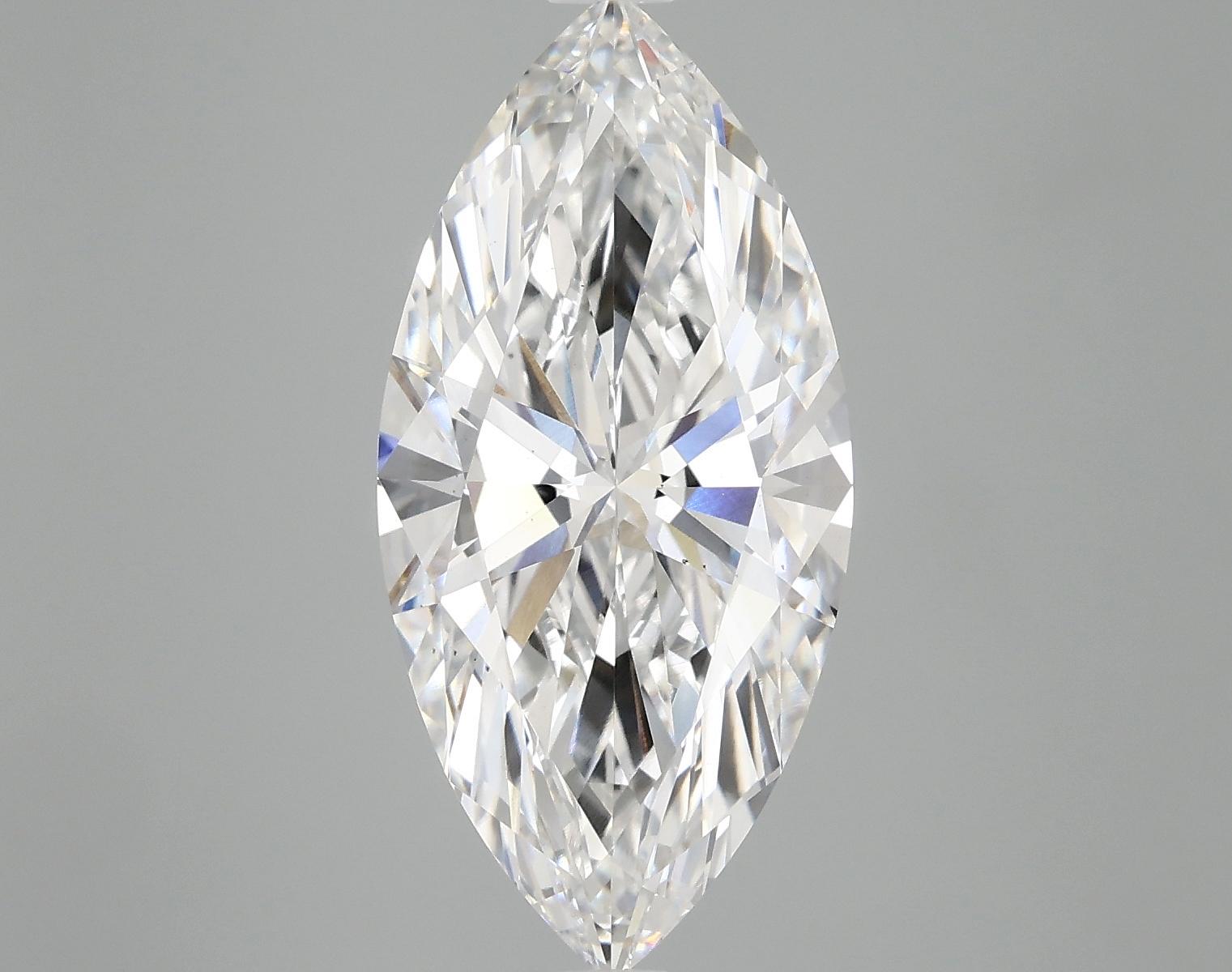 4.74 Carat Marquise Shaped Excellent Cut VS2 IGI Certified Lab Grown Diamond