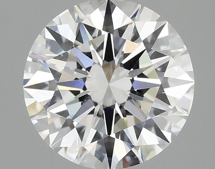 2.52 Carat Round Shaped Ideal Cut VVS2 IGI Certified Lab Grown Diamond