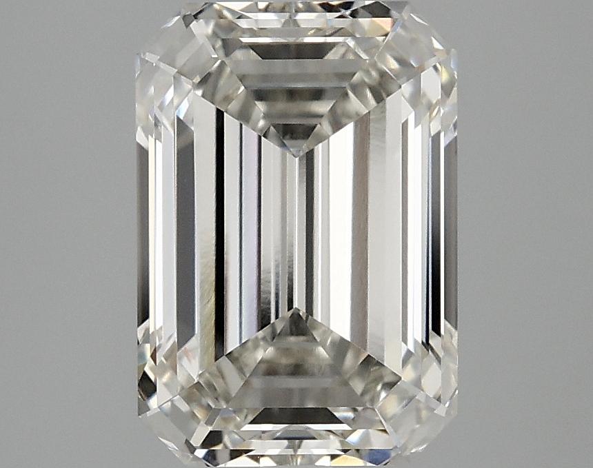 3.1 Carat Emerald Shaped Ideal Cut VVS2 IGI Certified Lab Grown Diamond