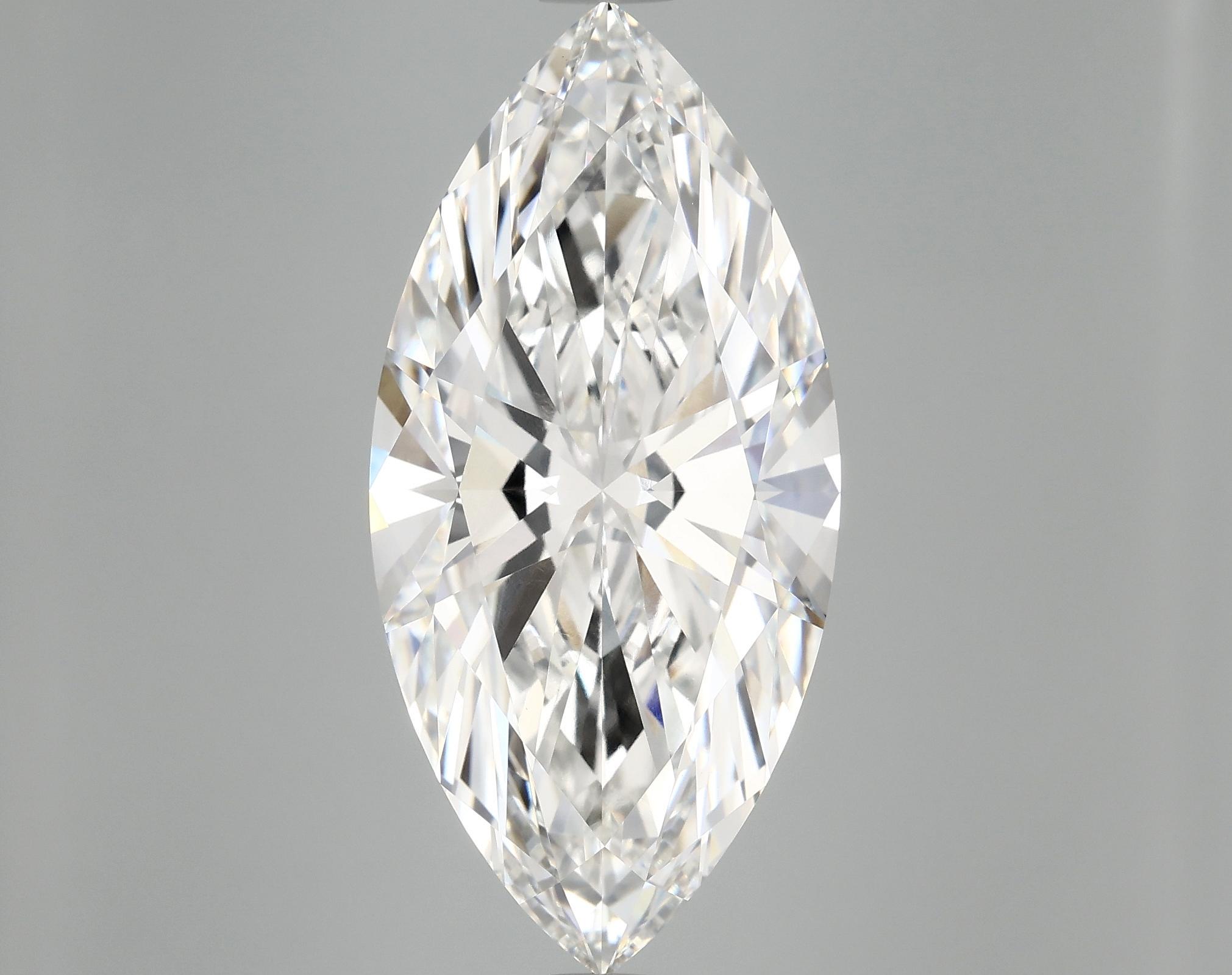 10.62 Carat Marquise Shaped Excellent Cut VVS2 IGI Certified Lab Grown Diamond