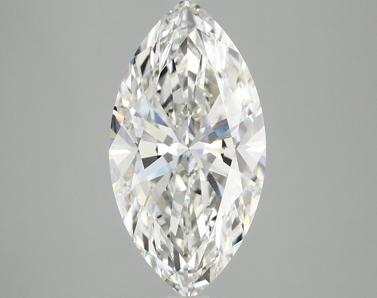 3.1 Carat Marquise Shaped Ideal Cut VVS2 IGI Certified Lab Grown Diamond