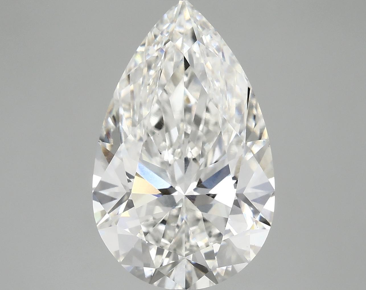 5.06 Carat Pear Shaped Ideal Cut VS1 IGI Certified Lab Grown Diamond