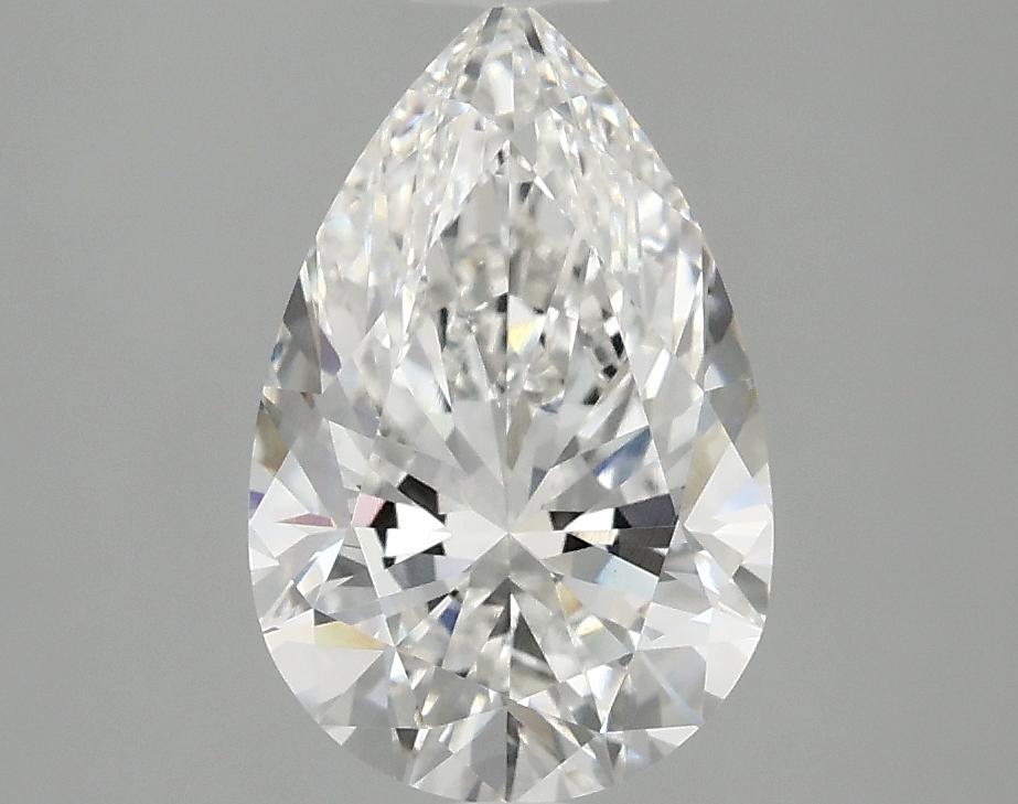 2.07 Carat Pear Shaped Ideal Cut VVS2 IGI Certified Lab Grown Diamond