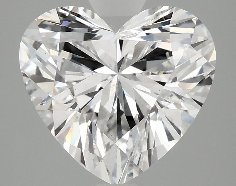 3.08 Carat Heart Shaped Ideal Cut VS2 IGI Certified Lab Grown Diamond