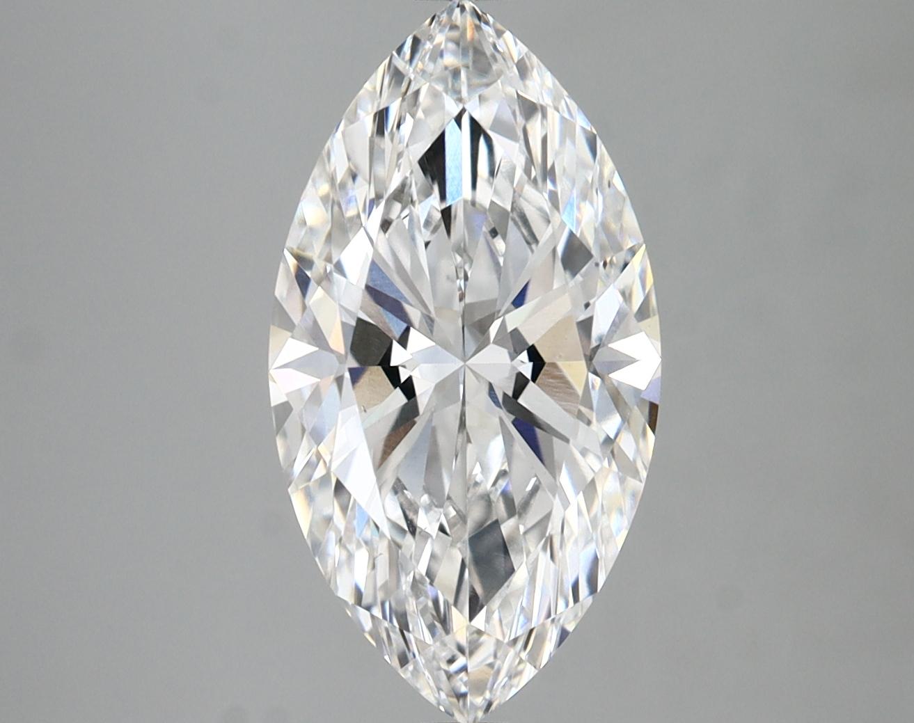 3.07 Carat Marquise Shaped Excellent Cut VS1 IGI Certified Lab Grown Diamond