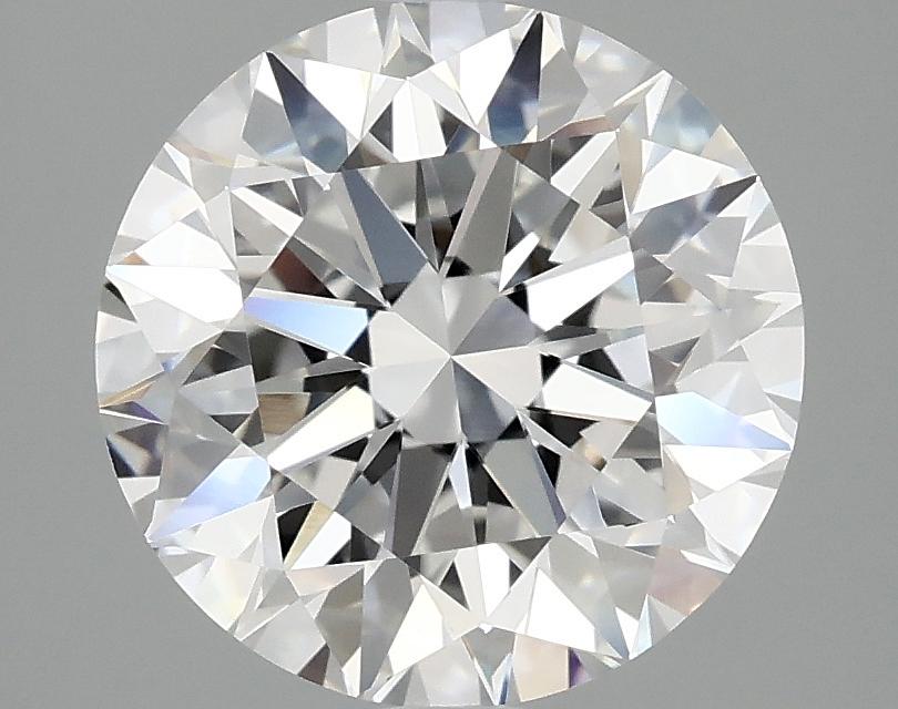 3.08 Carat Round Shaped Excellent Cut VVS2 IGI Certified Lab Grown Diamond