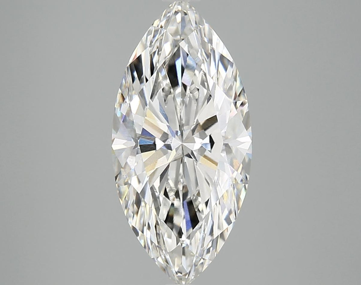 3.56 Carat Marquise Shaped Excellent Cut VVS2 IGI Certified Lab Grown Diamond