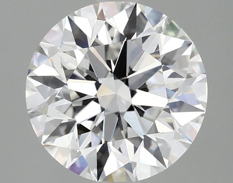 2.57 Carat Round Shaped Excellent Cut VVS2 IGI Certified Lab Grown Diamond