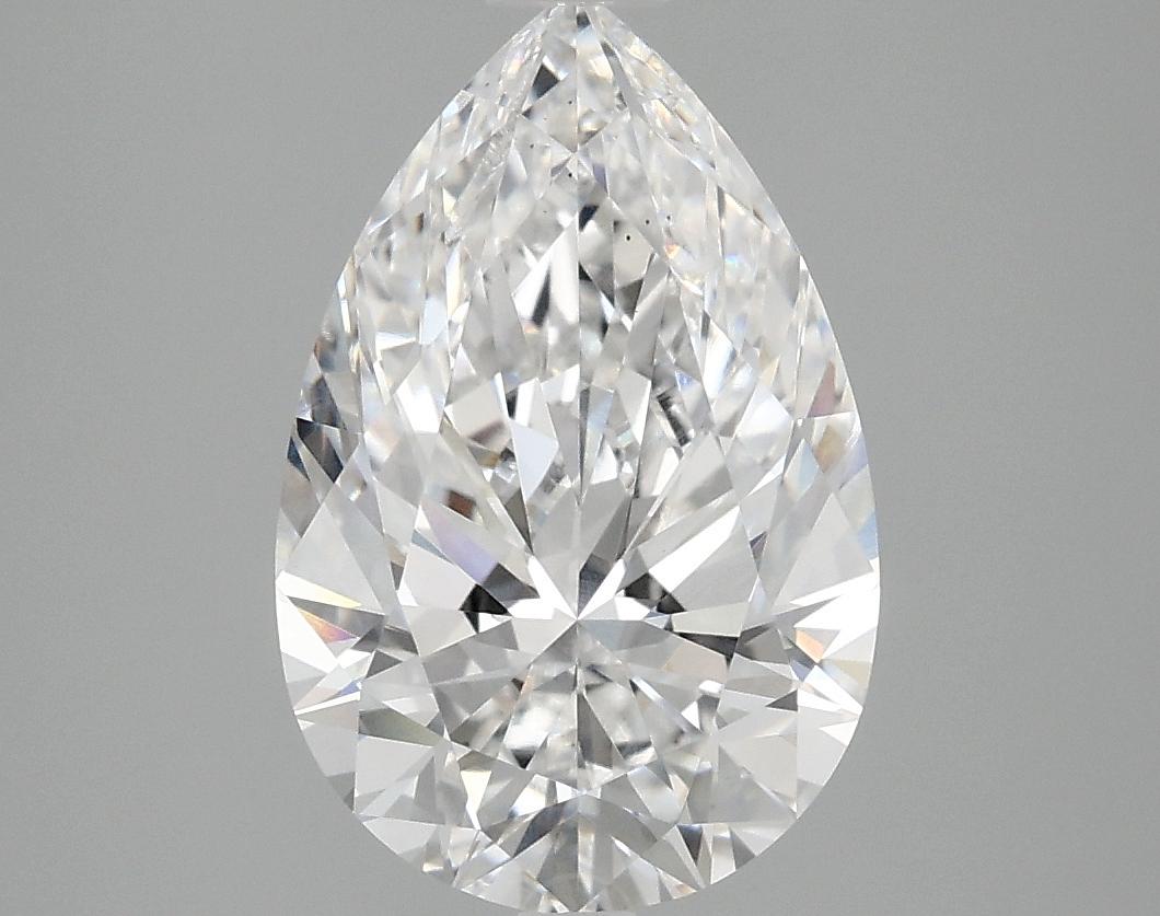 3.06 Carat Pear Shaped Excellent Cut VS2 IGI Certified Lab Grown Diamond