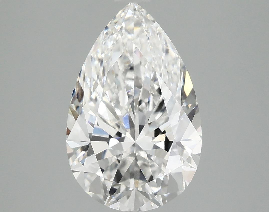 3.09 Carat Pear Shaped Ideal Cut VS1 IGI Certified Lab Grown Diamond