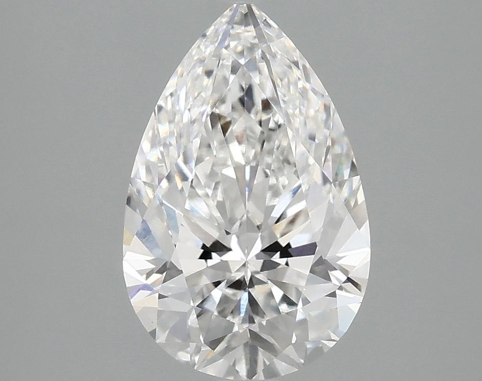 2.07 Carat Pear Shaped Ideal Cut VVS2 IGI Certified Lab Grown Diamond