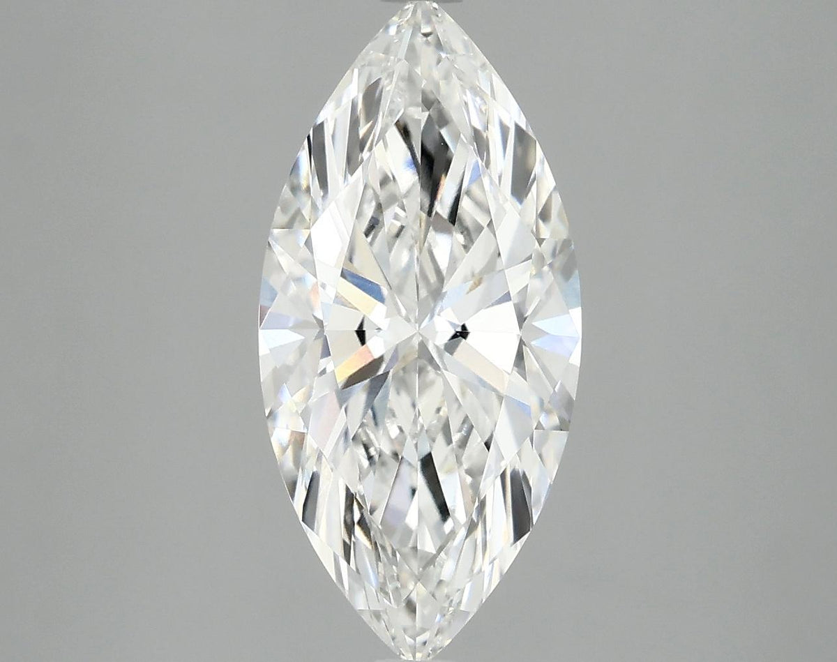 2.58 Carat Marquise Shaped Excellent Cut VVS2 IGI Certified Lab Grown Diamond