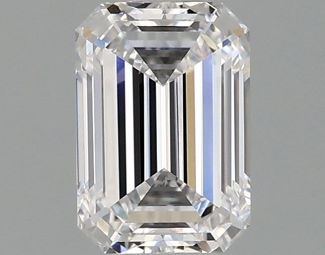 0.98 Carat Emerald Shaped Ideal Cut VVS2 IGI Certified Lab Grown Diamond