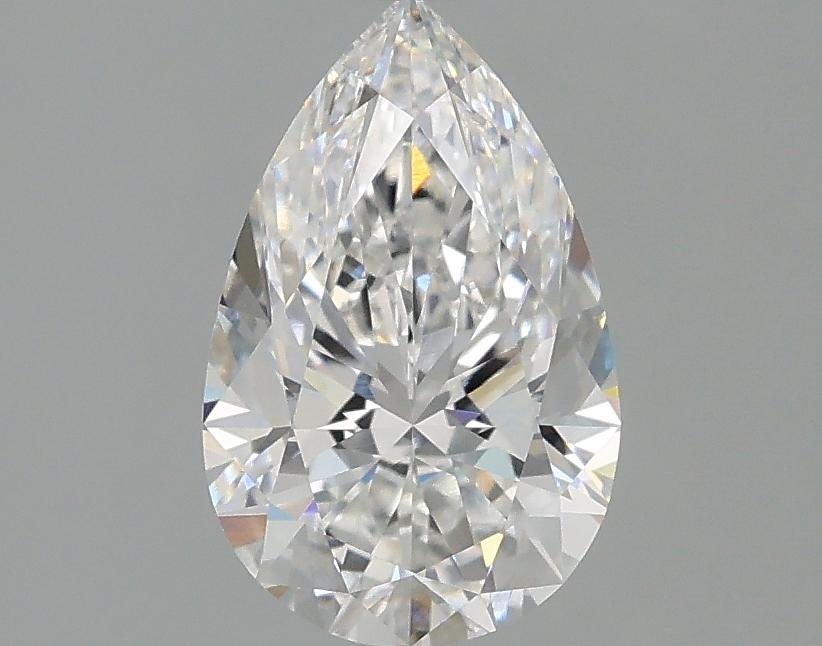 1.47 Carat Pear Shaped Ideal Cut VVS2 IGI Certified Lab Grown Diamond