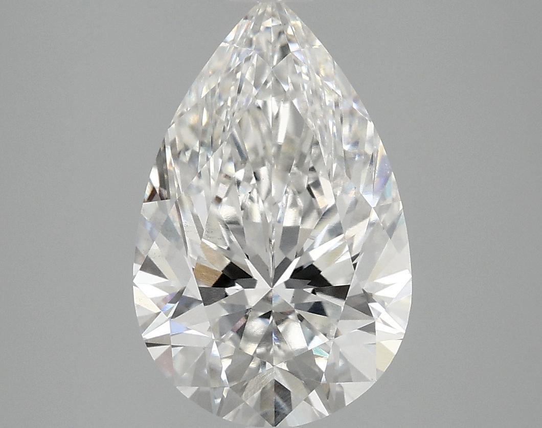 3.06 Carat Pear Shaped Ideal Cut VS1 IGI Certified Lab Grown Diamond
