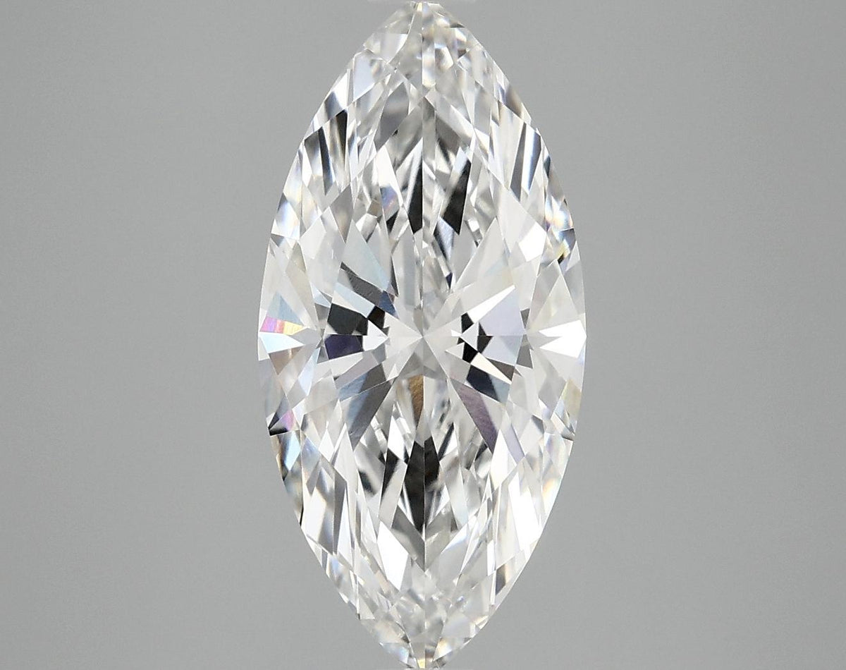 3.06 Carat Marquise Shaped Excellent Cut VVS2 IGI Certified Lab Grown Diamond