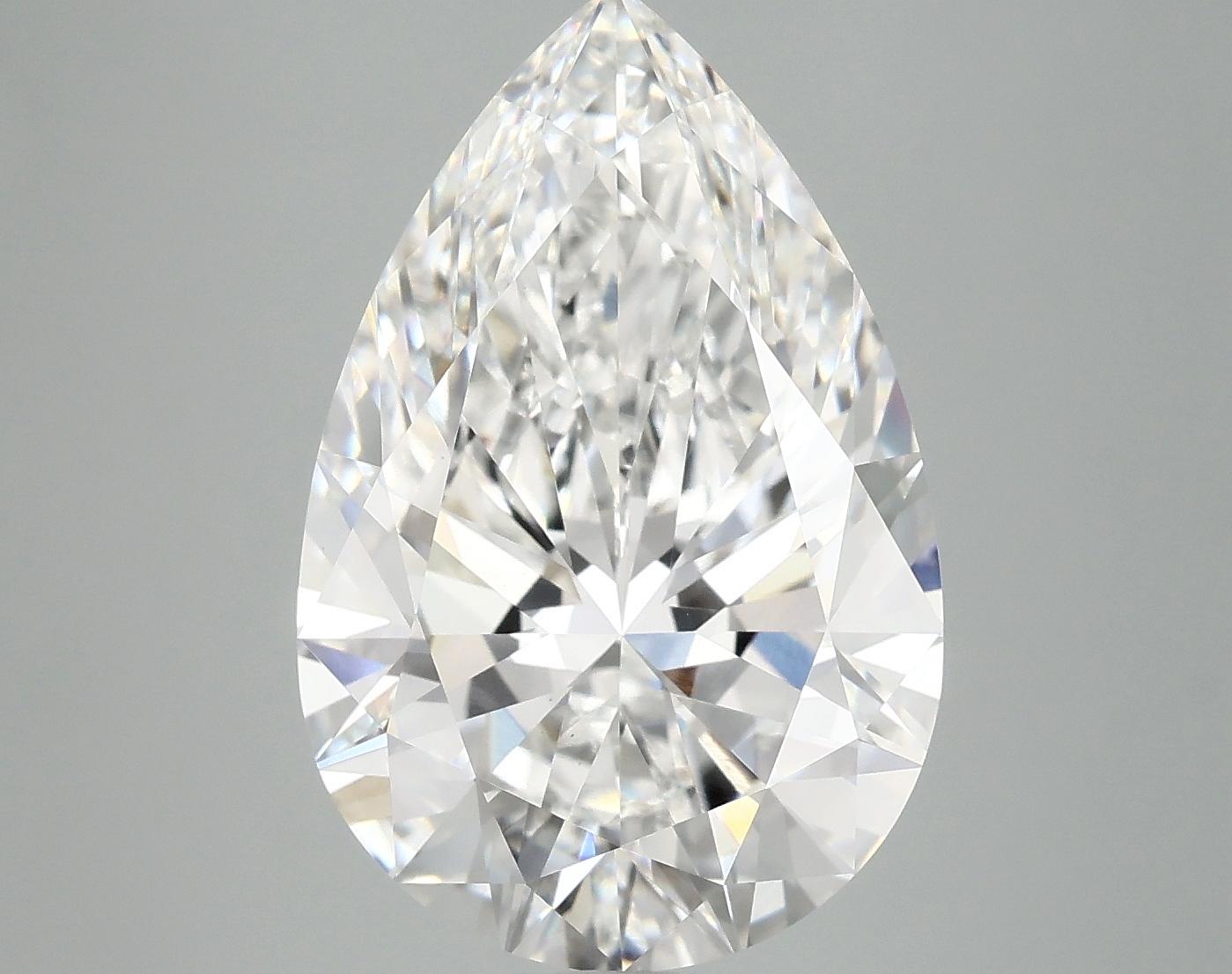 6.92 Carat Pear Shaped Excellent Cut VS1 IGI Certified Lab Grown Diamond