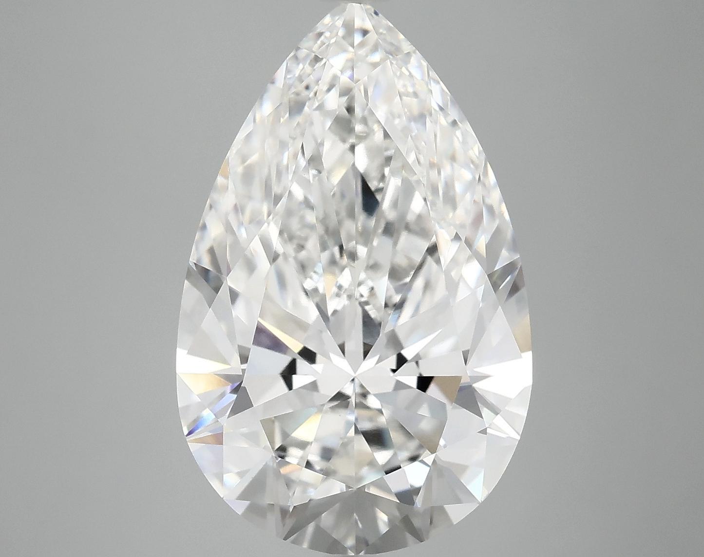 7.06 Carat Pear Shaped Ideal Cut VVS2 IGI Certified Lab Grown Diamond