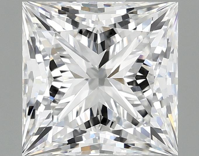 2.08 Carat Princess Shaped Ideal Cut VVS2 IGI Certified Lab Grown Diamond