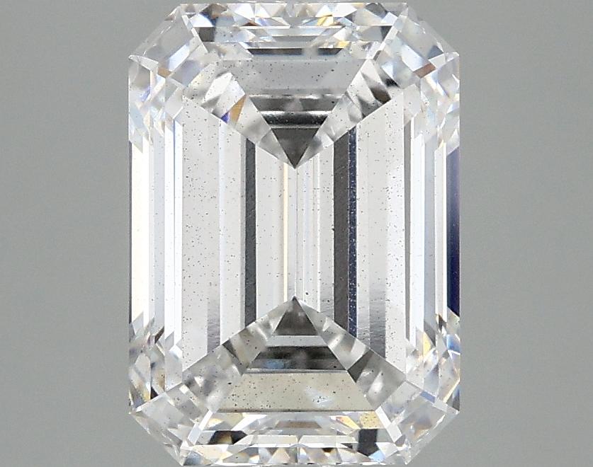3.08 Carat Emerald Shaped Ideal Cut SI1 IGI Certified Lab Grown Diamond