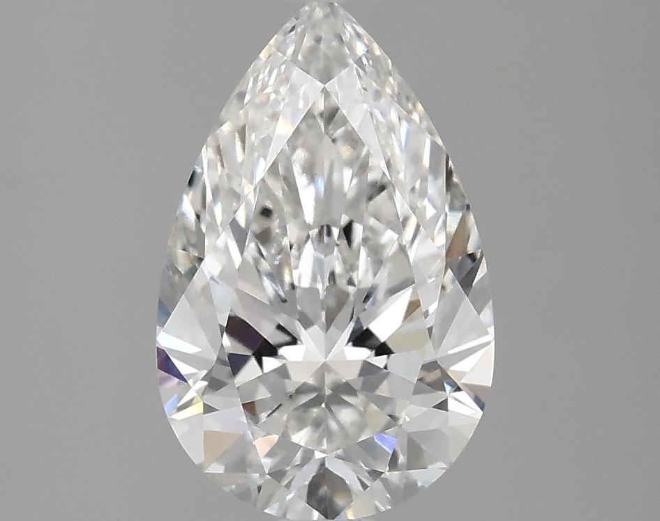 2.08 Carat Pear Shaped Ideal Cut VVS2 IGI Certified Lab Grown Diamond