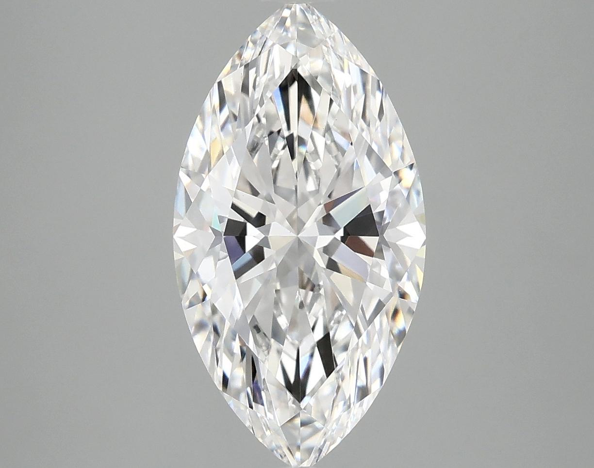 3.04 Carat Marquise Shaped Excellent Cut VVS2 IGI Certified Lab Grown Diamond