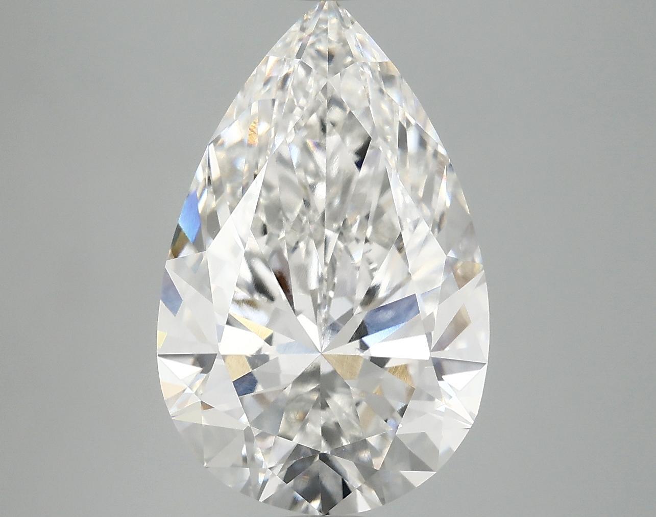 4.91 Carat Pear Shaped Ideal Cut VVS2 IGI Certified Lab Grown Diamond