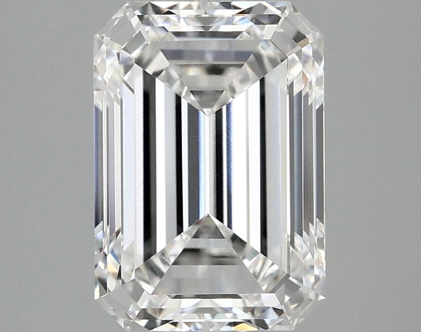 2.98 Carat Emerald Shaped Ideal Cut VVS2 IGI Certified Lab Grown Diamond