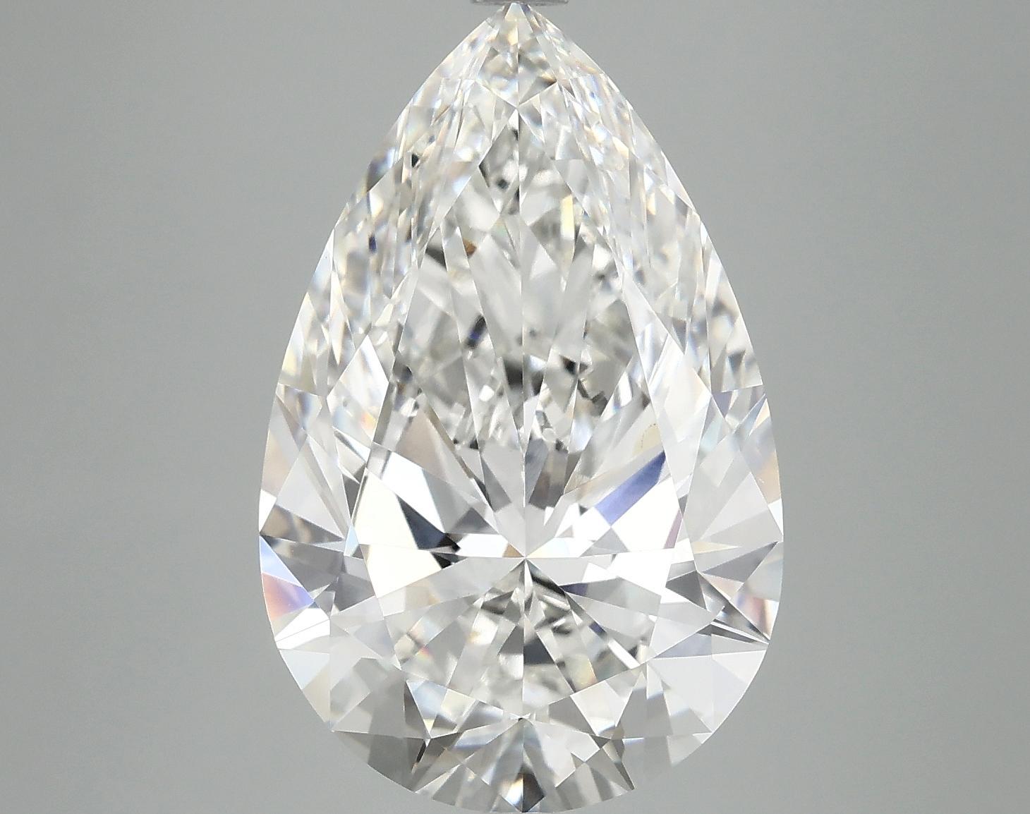 7.17 Carat Pear Shaped Ideal Cut VVS2 IGI Certified Lab Grown Diamond