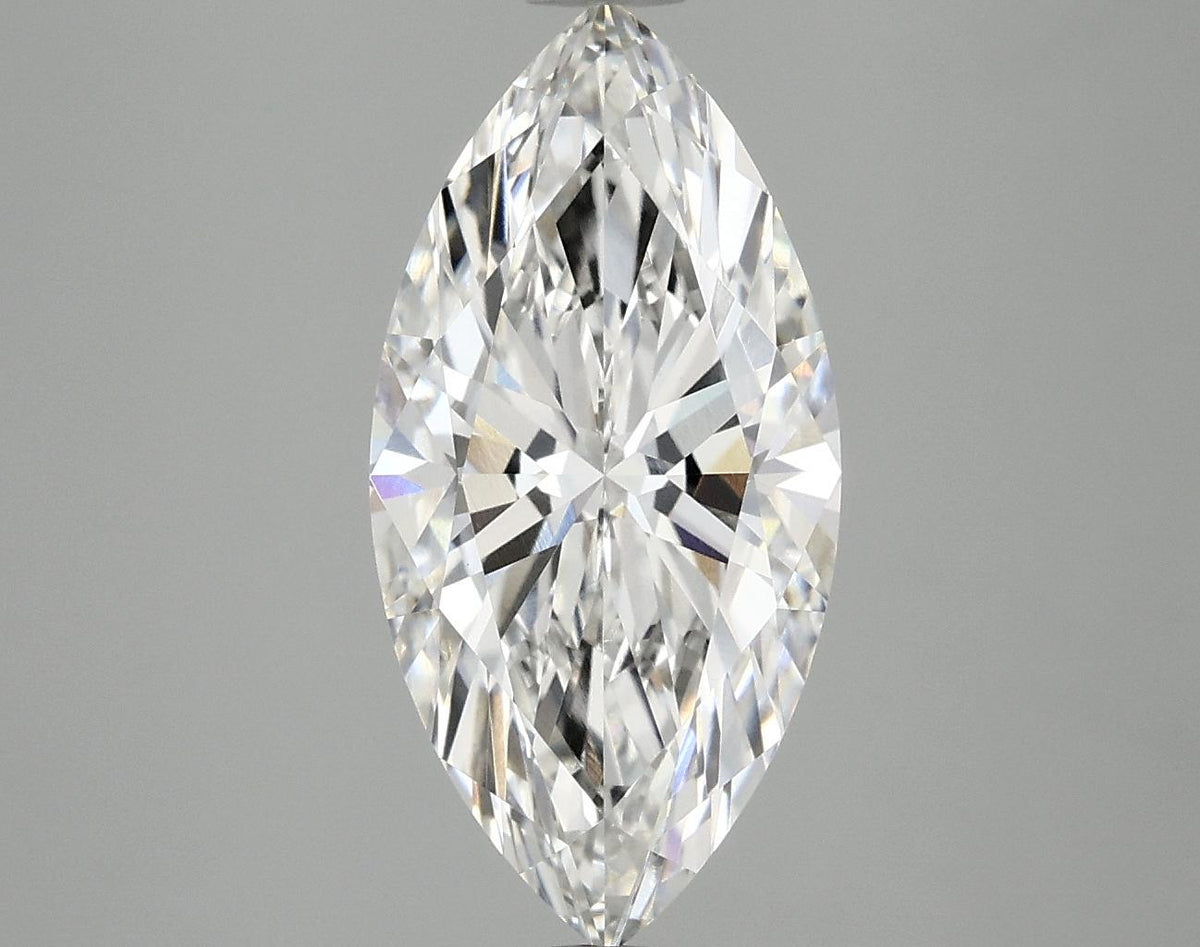 3.1 Carat Marquise Shaped Ideal Cut VVS2 IGI Certified Lab Grown Diamond