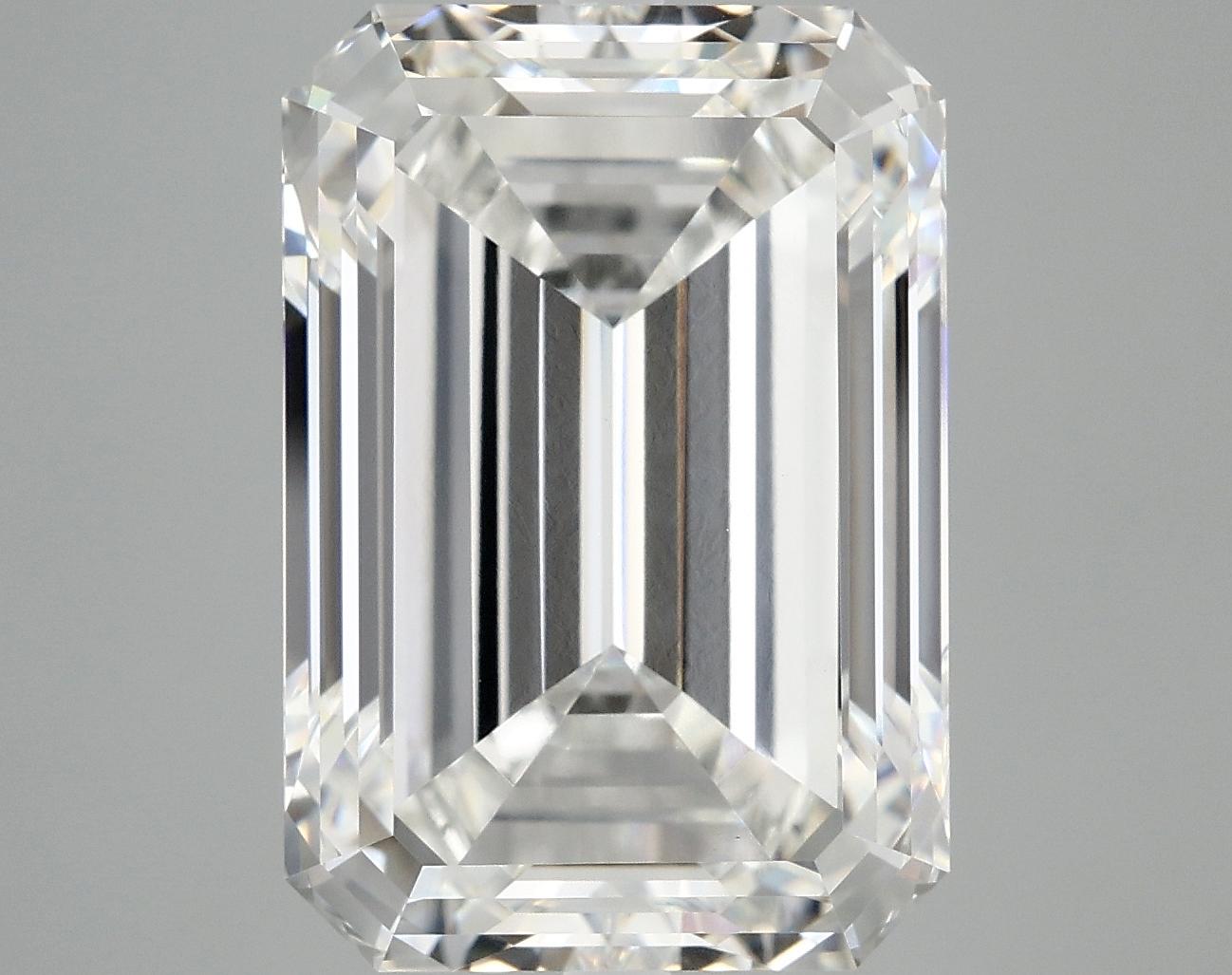 10.41 Carat Emerald Shaped Ideal Cut VVS2 IGI Certified Lab Grown Diamond