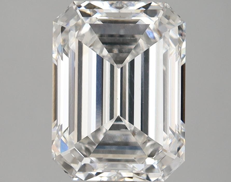 2.1 Carat Emerald Shaped Ideal Cut VVS2 IGI Certified Lab Grown Diamond