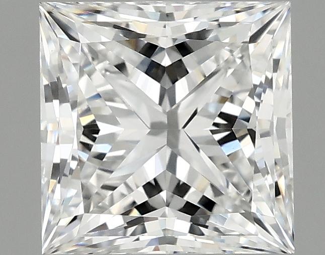 1.98 Carat Princess Shaped Ideal Cut VVS2 IGI Certified Lab Grown Diamond