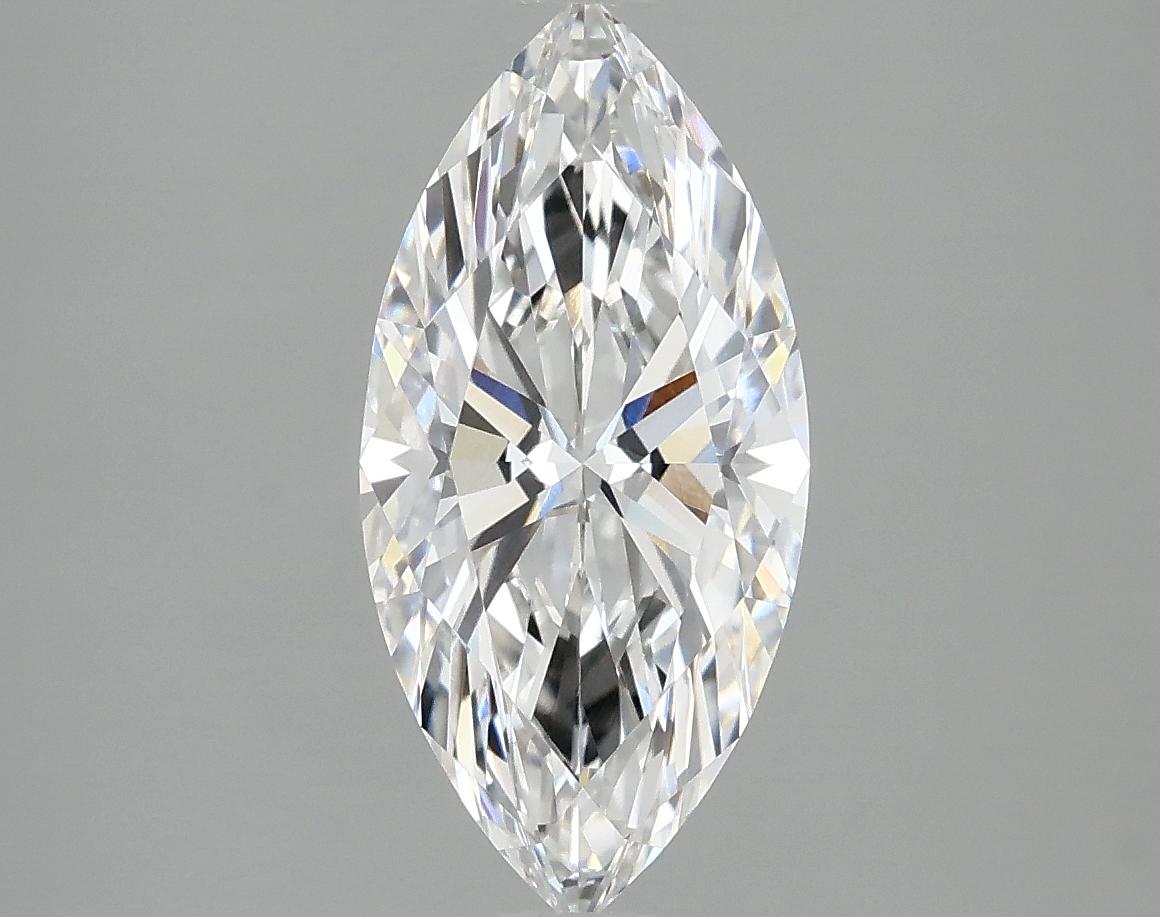2.03 Carat Marquise Shaped Excellent Cut VVS2 IGI Certified Lab Grown Diamond